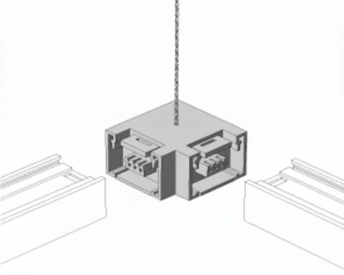 MAGG CONECTOR 90° BL FLAT