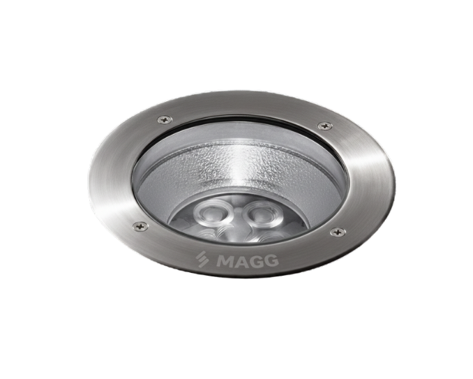 MAGG EP 100 DUO 5.3W 90-140V BFP 30° 2700K ACERO INOXIDABLE