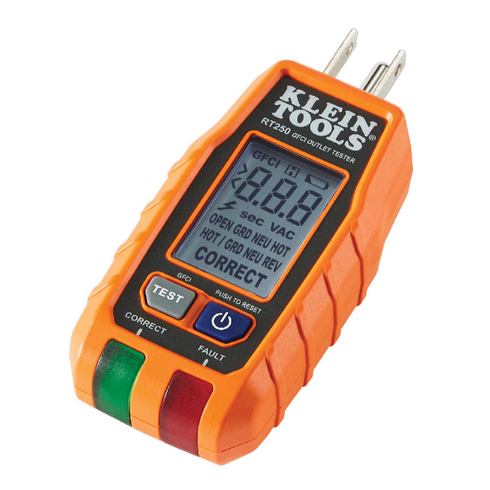 KLEIN KIT DE PRUEBA NCVT Y PROBADOR DE RECEPTACULO GFCI RT250+NCV