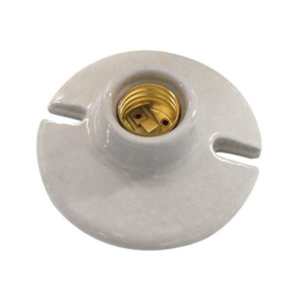 ROYER PORTALAMPARA BASE REDONDA 83MM LATON