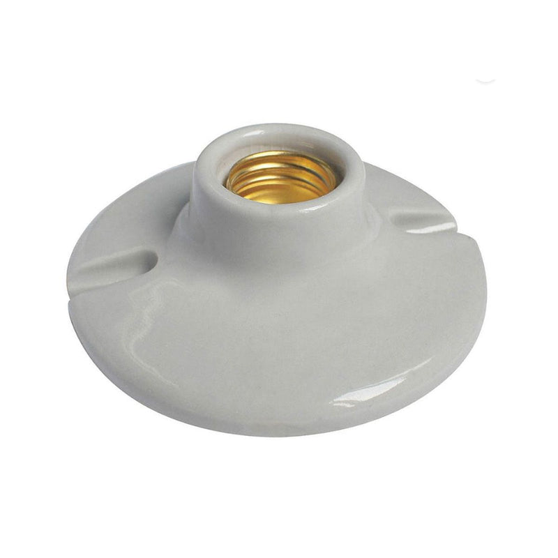ROYER PORTALAMPARA BASE REDONDA 102MM LATON