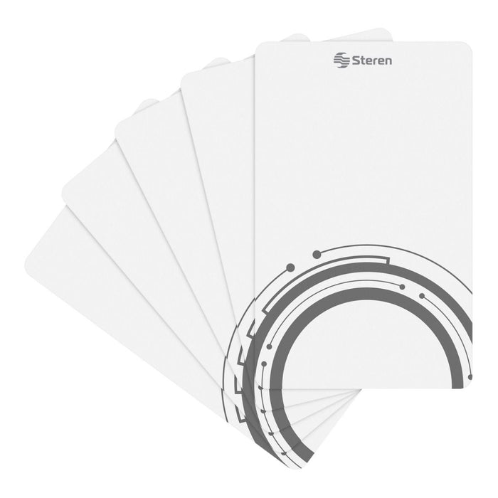 STEREN JUEGO DE 5 TARJETAS DE ACCESO