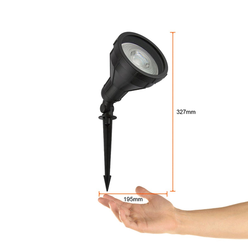TECNOLITE REFLECTOR FIBRA DE VIDRIO NEGRO PAR38 90W