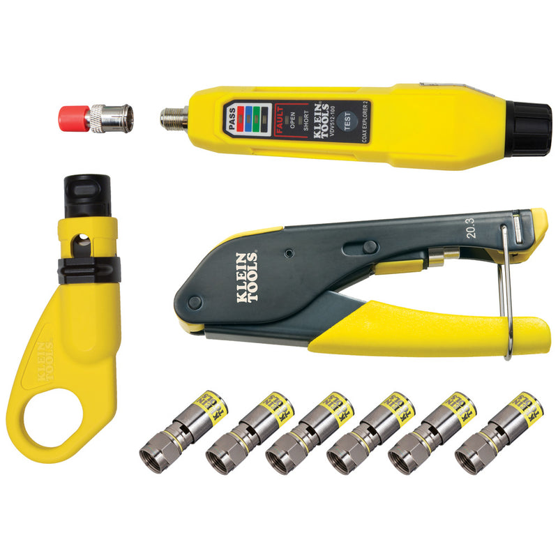 KLEIN KIT DE INSTALCION CABLE COAXIAL