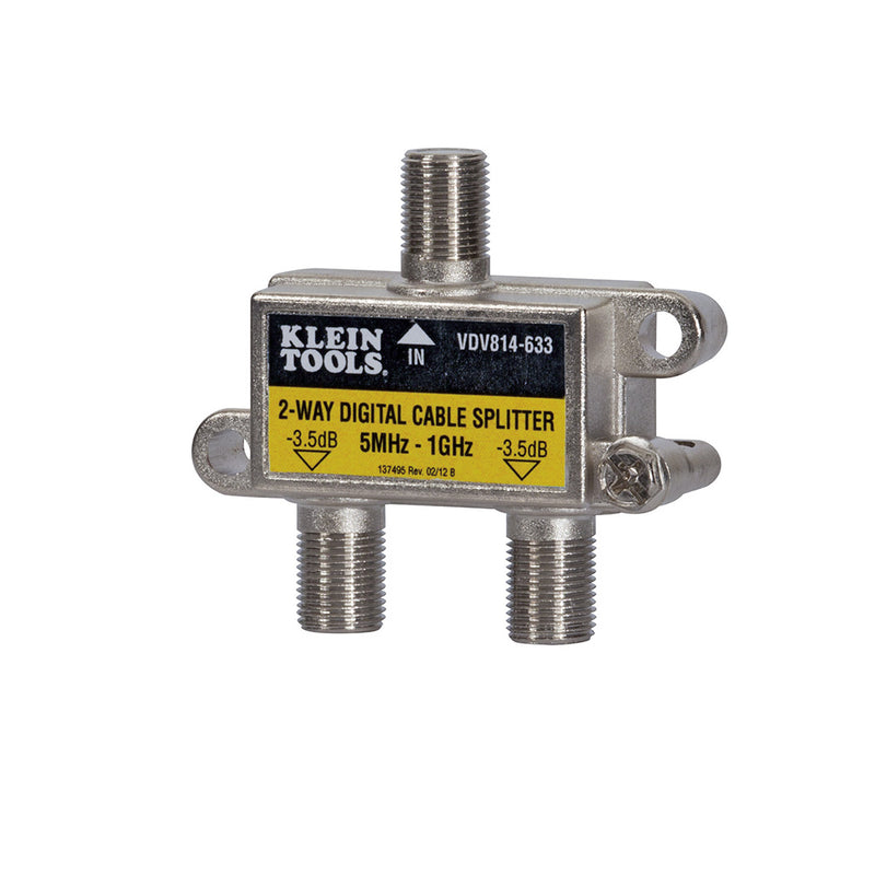 KLEIN DIVISOR DE CABLE RG59 O RG6 1GHZ 2 SALIDAS