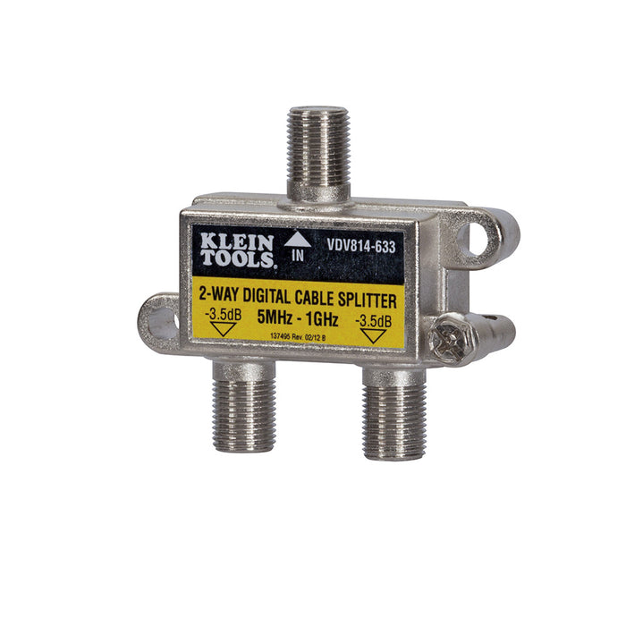 KLEIN DIVISOR DE CABLE RG59 O RG6 1GHZ 2 SALIDAS