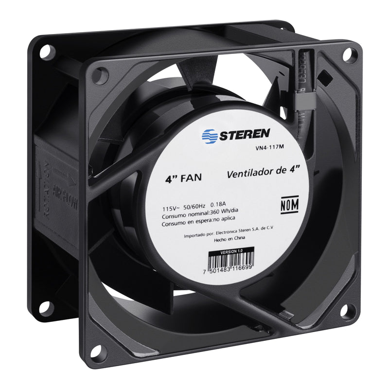 STEREN VENTILADOR P/TABLERO 4"" 117V C.A