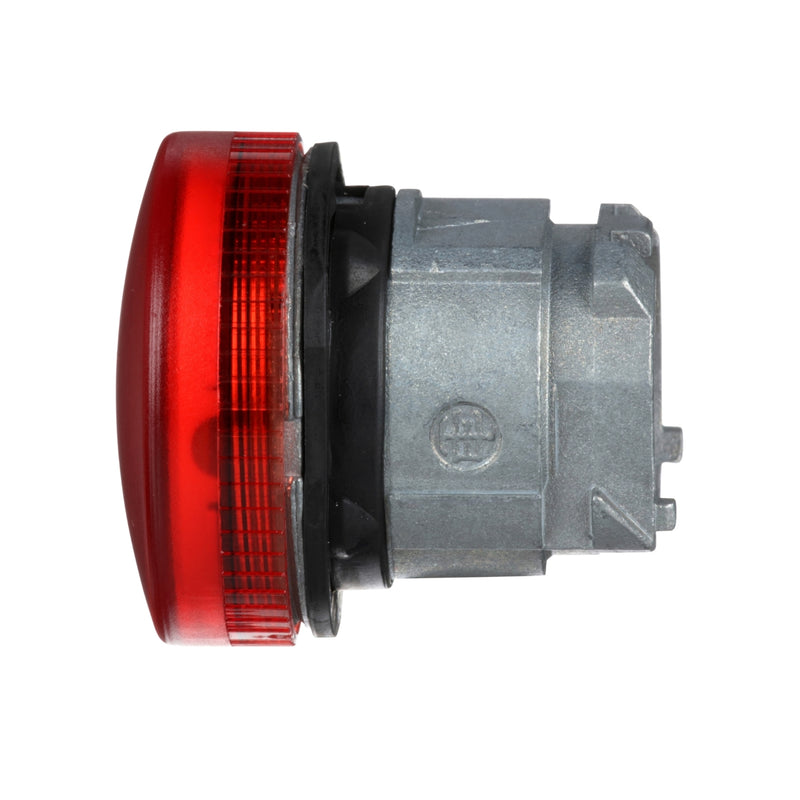 TELEMEC CABEZA LAMPARA ROJO P/BA9S METAL