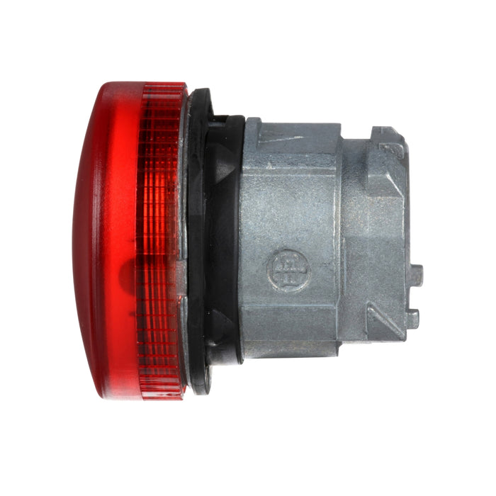 TELEMEC CABEZA LAMPARA ROJO P/BA9S METAL