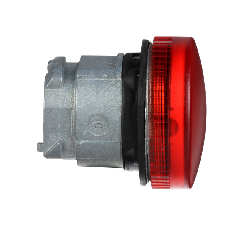 TELEMEC CABEZA LAMPARA ROJO P/BA9S METAL