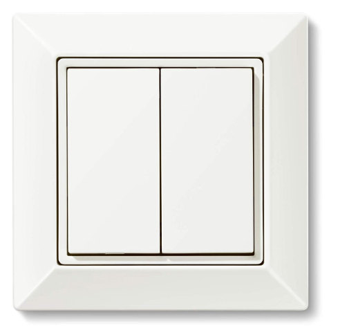 YESLY BOTON P/MURO BLUETOOTH 4 CANALES BLANCO