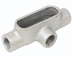 Crouse Hinds Condulet T De 4" (100Mm) Bond Rojo SKU: T107-DBR