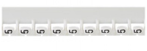 LEGRAND MEMOCAB NUMERO 5 NEGRO CON FONDO BLANCO