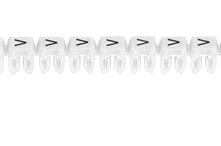 LEGRAND MEMOCAB LETRA V (ANCHO 23 mm)