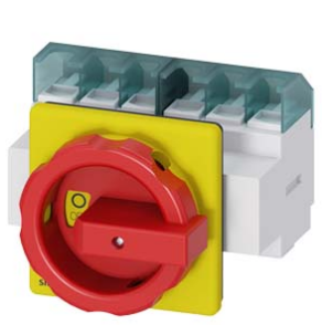 SIEMENS EMERG. STOP SWITCH 6 POLE FRONT MOUNTING