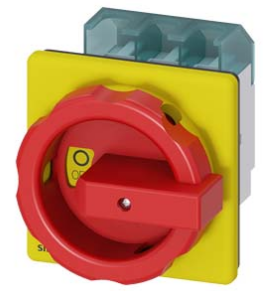 SIEMENS PARO EMERG 3P IU=63 P/AC-23A A 400V=22KW GIRAT.ROJO/AMAR