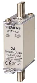 SIEMENS FUSIBLE NH TAMAÑO 00 10 A