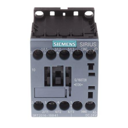 Siemens Contactor 9Amps B-24Vdc S00 C-1Na SKU: 3RT2016-1BB41