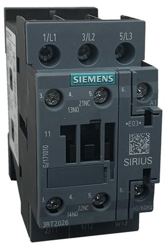 Siemens Contactor 25Amps B-120Vac S0 C-1Na+1Nc SKU: 3RT2026-1AK60