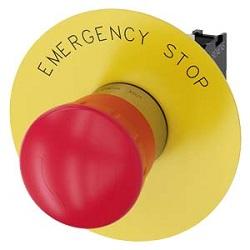 SIEMENS PARO DE EMERG DESENC P/GIRO INSC INGLES -COMP METAL