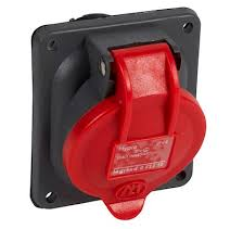 LEGRAND TOMA EMPOTRAR 3P+T 16A 440/460V 11H ROJO IP44 HYPRA
