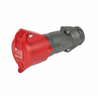 LEGRAND TOMA AEREA 3P+T 32A 440/460V 11H ROJO IP44 HYPRA
