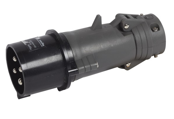 LEGRAND CLAVIJA AEREA 3P+T 32A 480/500V 7H NEGRO IP44 HYPRA
