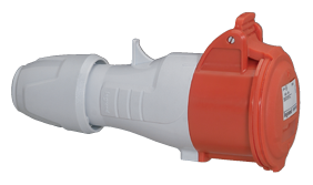 LEGRAND TOMA AEREA 3P+T 32A 440/460V 11H ROJO IP44 TEMPRA