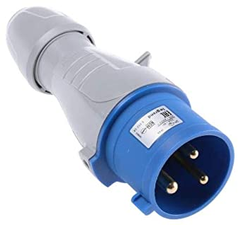 LEGRAND CLAVIJA AEREA 2P+T 32A 200/250V 6H AZUL IP44 TEMPRA