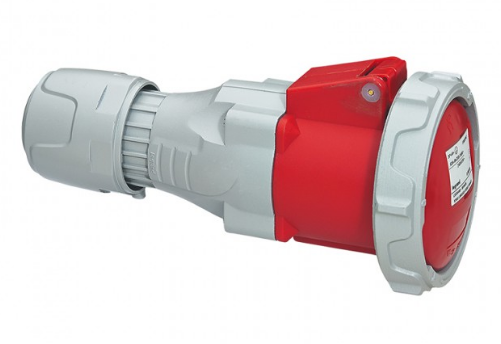 LEGRAND TOMA AEREA 3P+T 63A 400V 11H ROJO IP66/67 TEMPRA