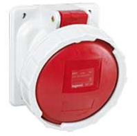 LEGRAND TOMA SOBREPONER 2P+T 16A 200/250V 6H AZUL IP66/67 TEMPRA