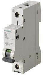 SIEMENS INT TERMOMAG P/RIEL 1P 1A C 6kA 440VAC 60VDC