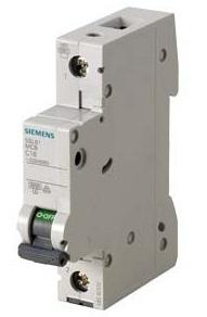 SIEMENS INT TERMOMAG P/RIEL 1P 4A C 6kA 440VAC 60VDC