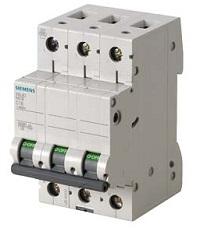 SIEMENS INT TERMOMAG P/RIEL 3P 63A C 6kA 440VAC 60VDC