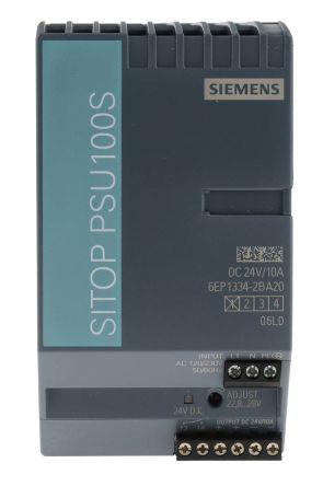 SIEMENS FUENTE SITOP PSU100S 1F 120 o 230VAC SAL 24VDC 10A