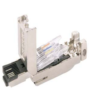 SIEMENS CONECTOR RJ45 2X2 180 GRAD CAJA 10PZA 10/100 Mbits