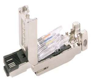 SIEMENS CONECTOR RJ45 2X2 180 GRAD CAJA 50PZA 10/100Mbits