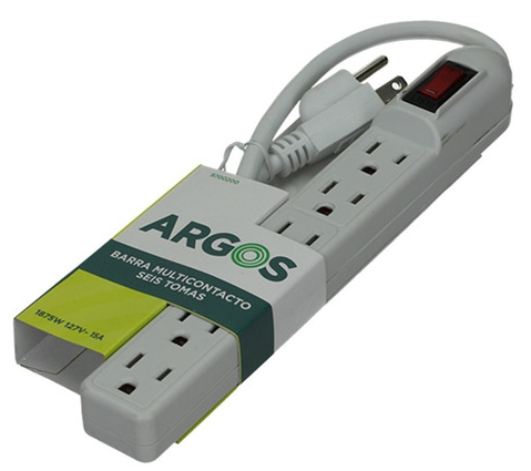 ARGOS 9700200 MULTICONTACTO 6 TOMAS
