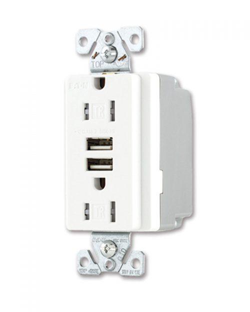 ARROW CONTACTO DUPLEX 20A 250V 2P 3H BLANCO 6-20R HBL5462