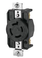 ARROW Receptáculo MVuelta 3P+T 30A 480VAC L16-30 SKU: 6530-CWL1630R