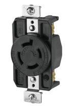 ARROW RECEPTACULO MVUELTA 3P+T 50A 250/600VAC NO NEMA BAQUELITA