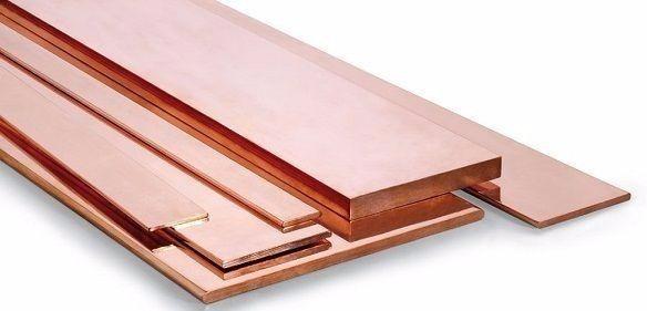 BARRA (SOLERA) DE COBRE DE 1 1/2"" X 1/4""