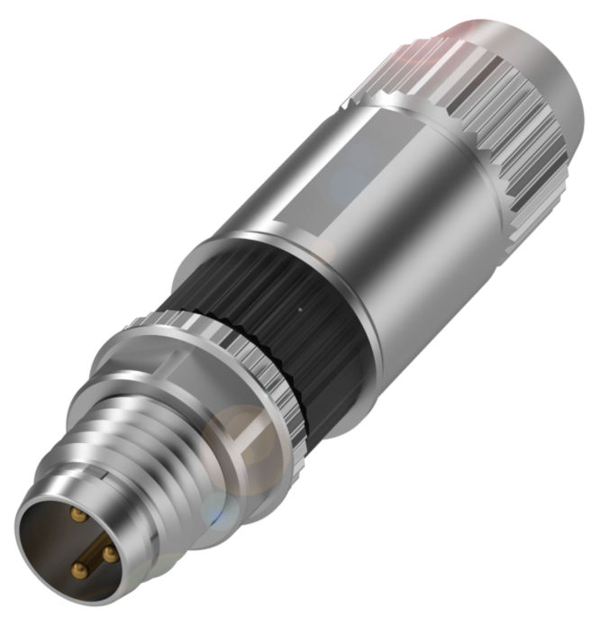 Balluff Conector M8 Macho 3P Cuchillas Bks-S113-Rt13 SKU: BCC02HE-BKS-S113-RT13