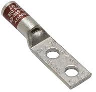 BURNDY ZAPATA 2 BARRENOS 1/4" CAÑON LARGO 2 AWG