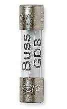 BUSS FUSIBLE 5X20MM VIDRIO ACCION RAPIDA 250V GDB-2.5