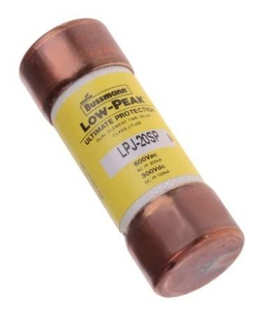 BUSS FUSIBLE DOBLE ELEM ACC-RET 20 AMPS 600V LPJ-20SP
