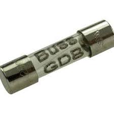 BUSS FUSIBLE EUROPEO CRISTAL 1.25 AMPS 5X20mm FUE01.25