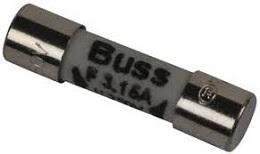 BUSS Fusible Mini 250V Cerámica Acción rápida 3.15AMP SKU: BK-GDA-3-15A