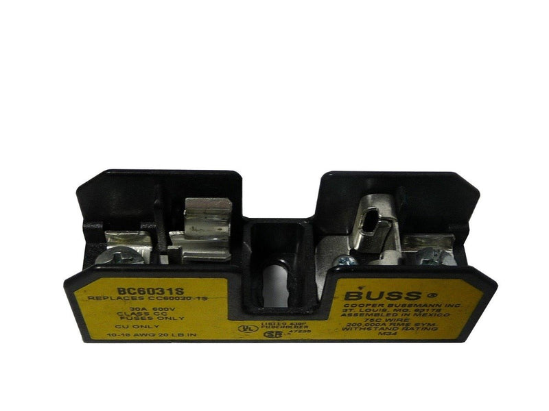BUSS PORTAFUSIBLE EN LINEA 1P 30A 600V