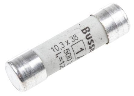 BUSS FUSIBLE CILINDRICO 10X38mm 1 AMP. C10G1